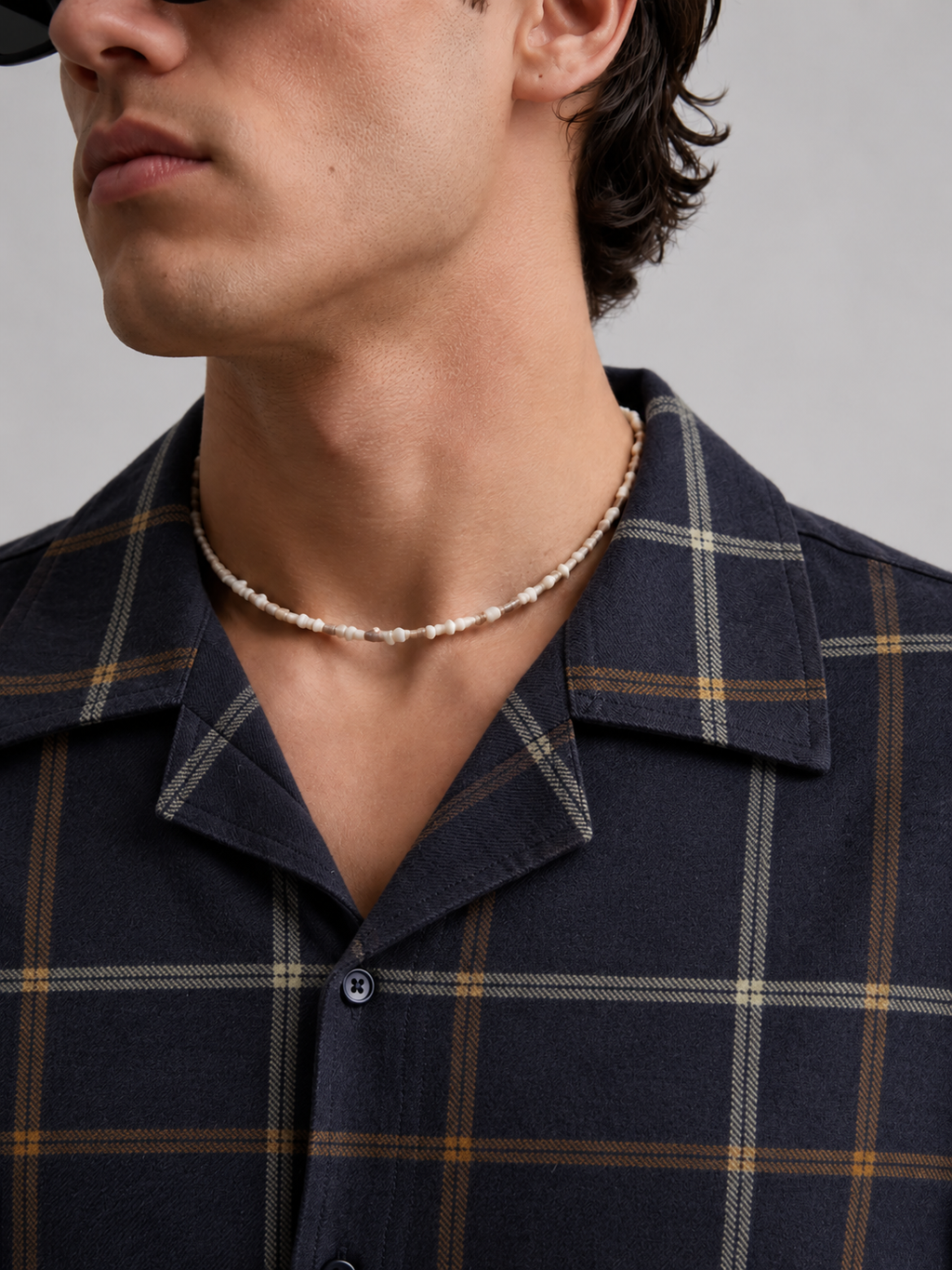 Essential Eyelet Cuban Shirt For Men #317