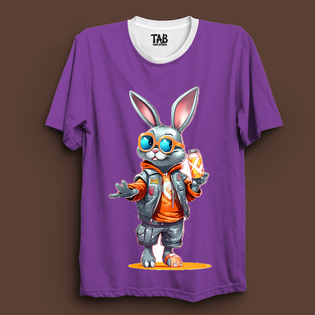 Rabbit Printed Tee#184