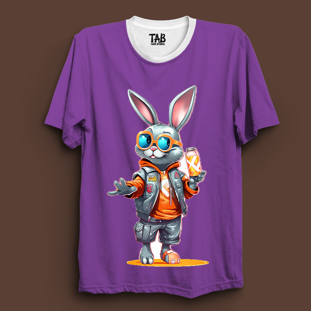 Rabbit Printed Tee#184