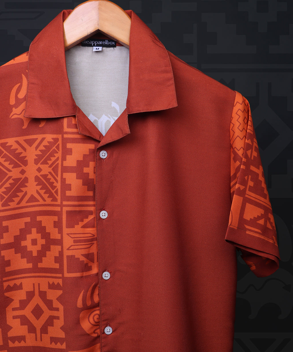 MERRI * Cuban Collar Shirt #288