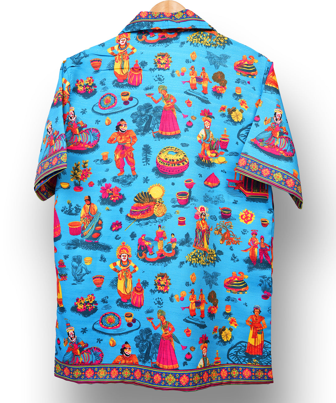 Temple Tapestry * Cuban Collar Shirt #307