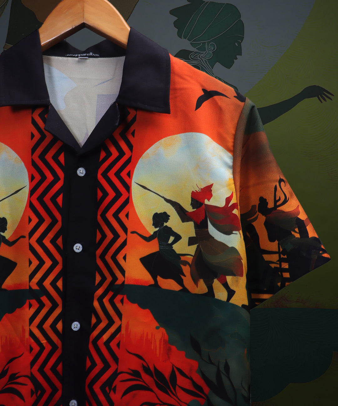 Cuban Collar Shirt #290