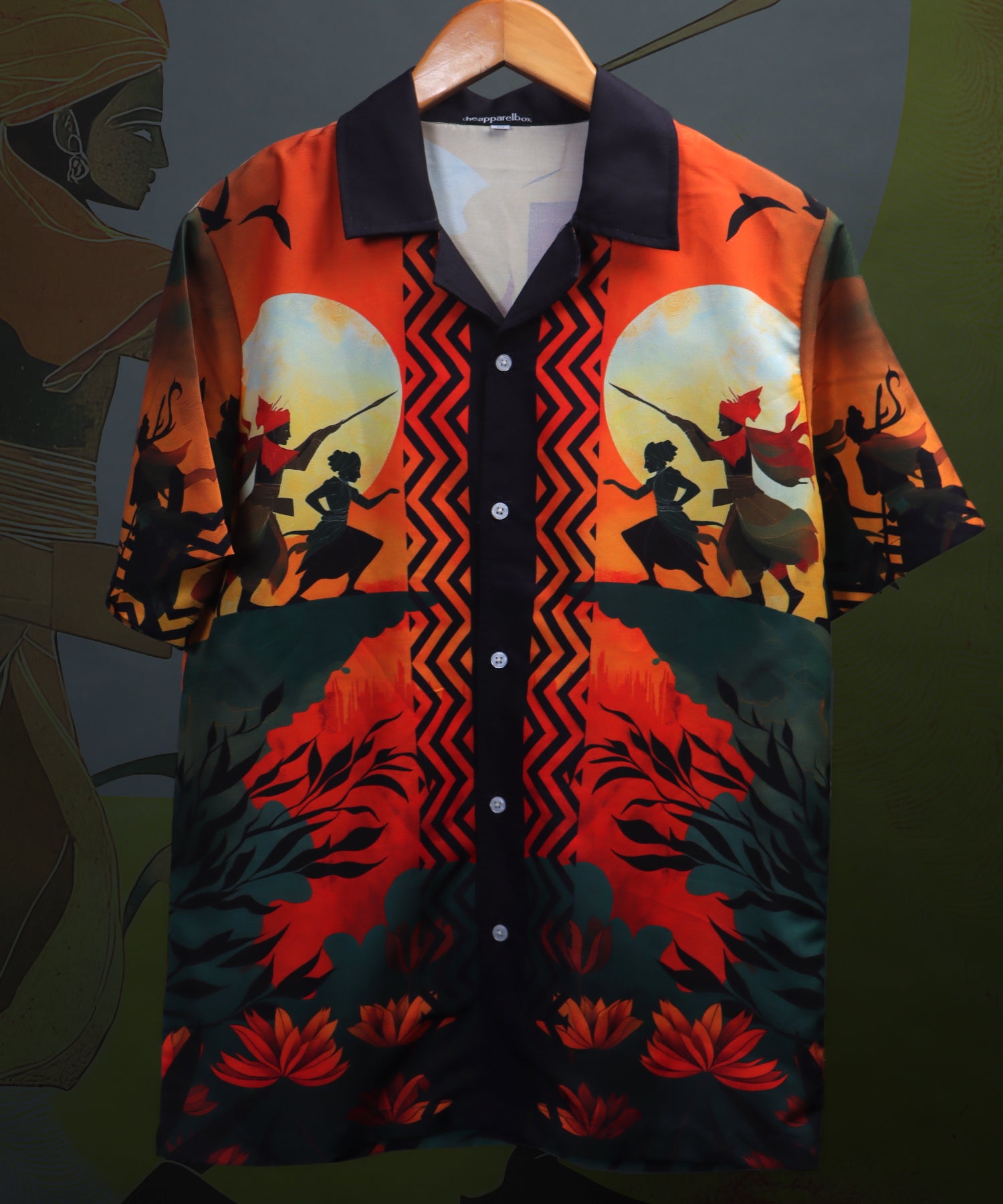 Cuban Collar Shirt #290