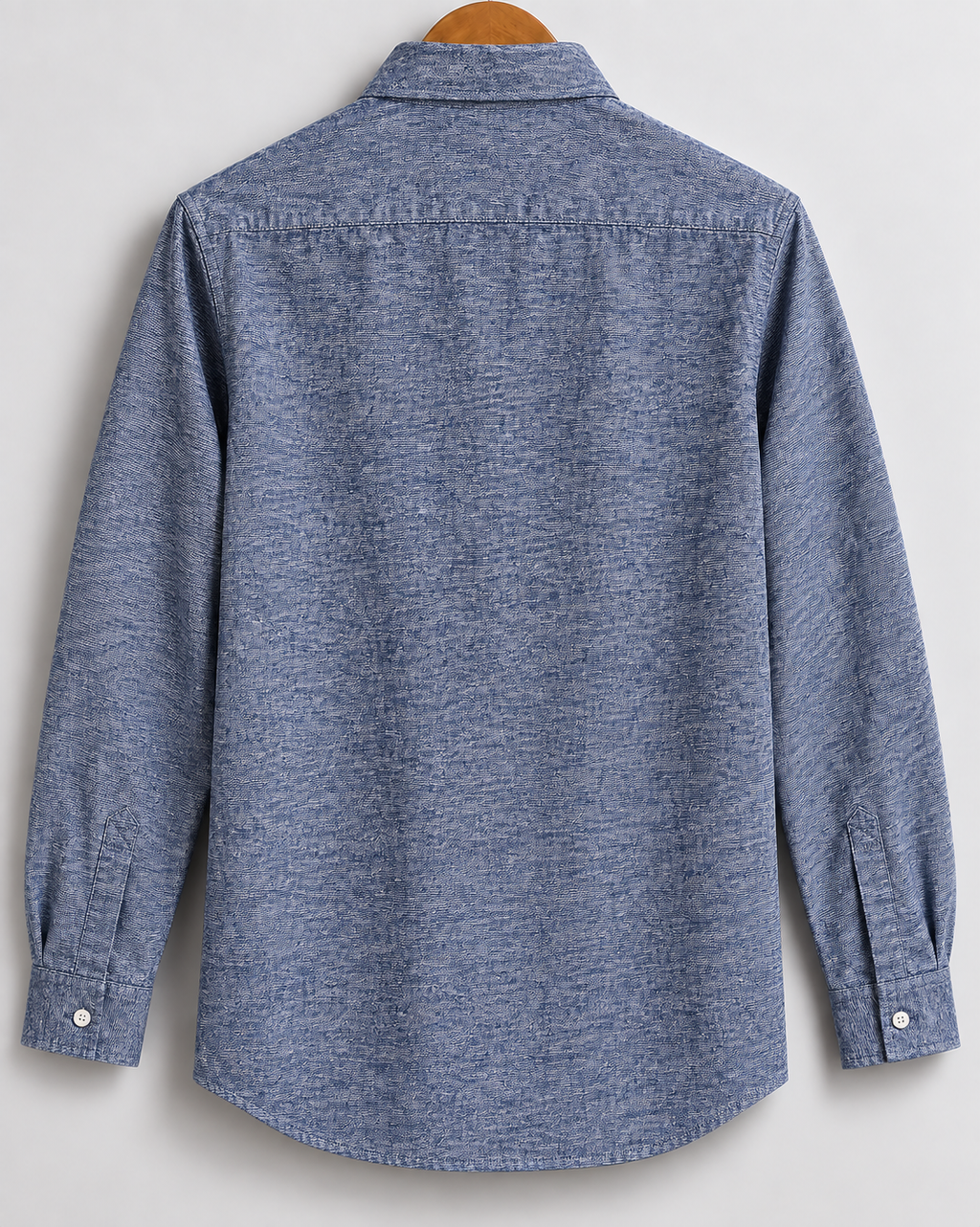 Indigo Grain Textured Shirt #16