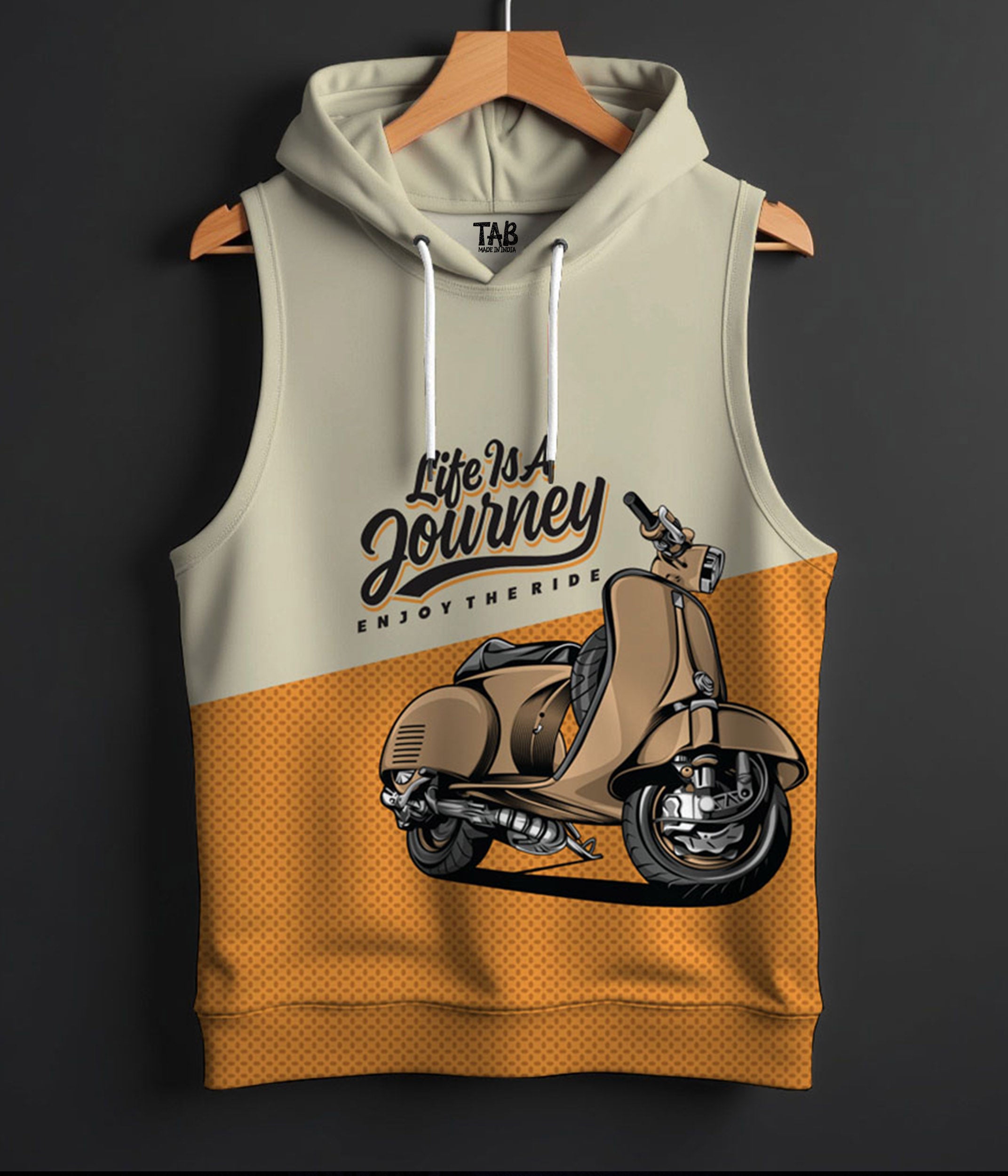 Life is a journey - PRINTED HOODIE SANDO#15