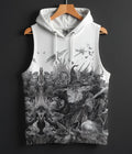 Dark Mage Drip - PRINTED HOODIE SANDO#18