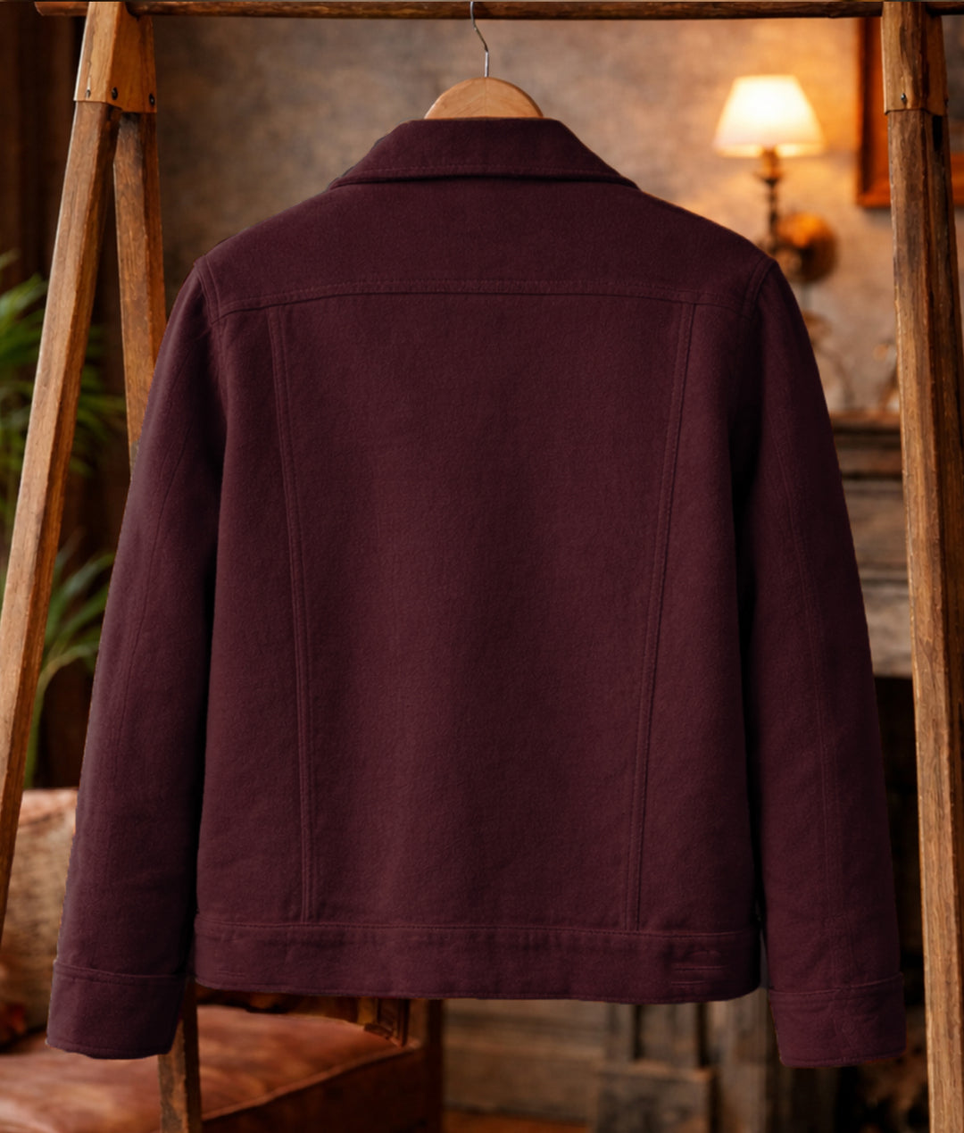 Trucker Wine Jacket #6