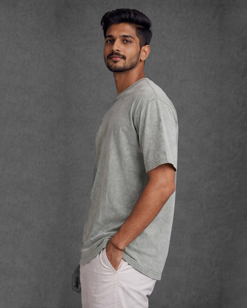 ACID WASH OVER SIZE TEE SHIRT #29