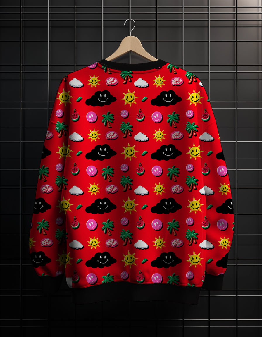ALL OVER PRINTED * Sweatshirt #70