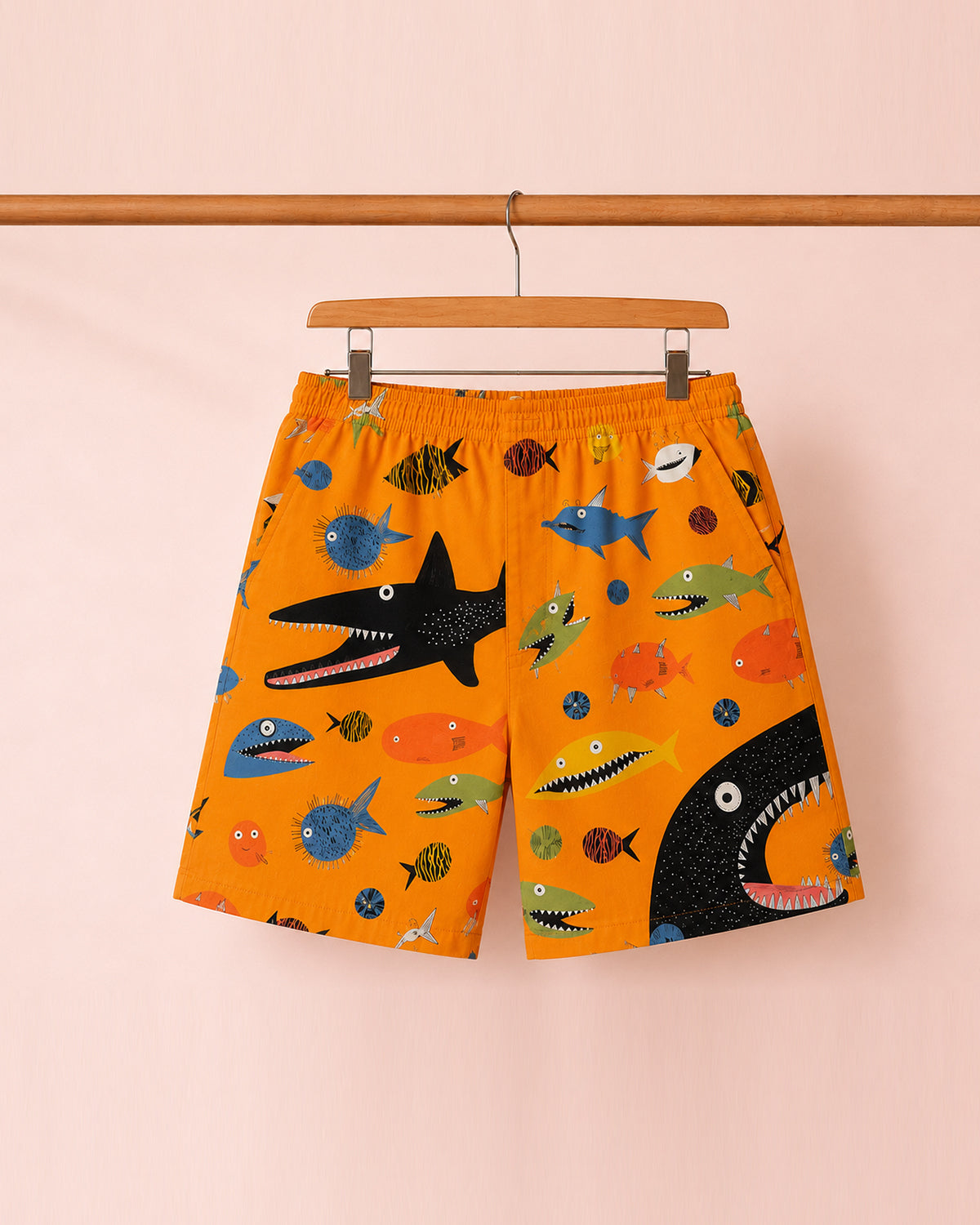 Shark Splash * Shirt & Short Co-Ord Set#12