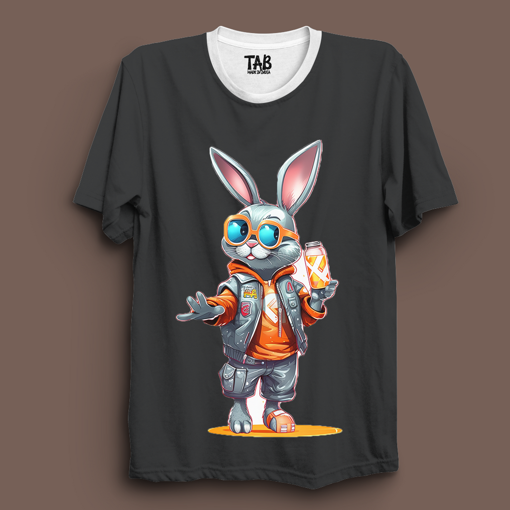 Rabbit Printed Tee#184