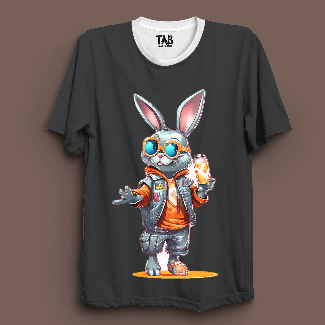 Rabbit Printed Tee#184