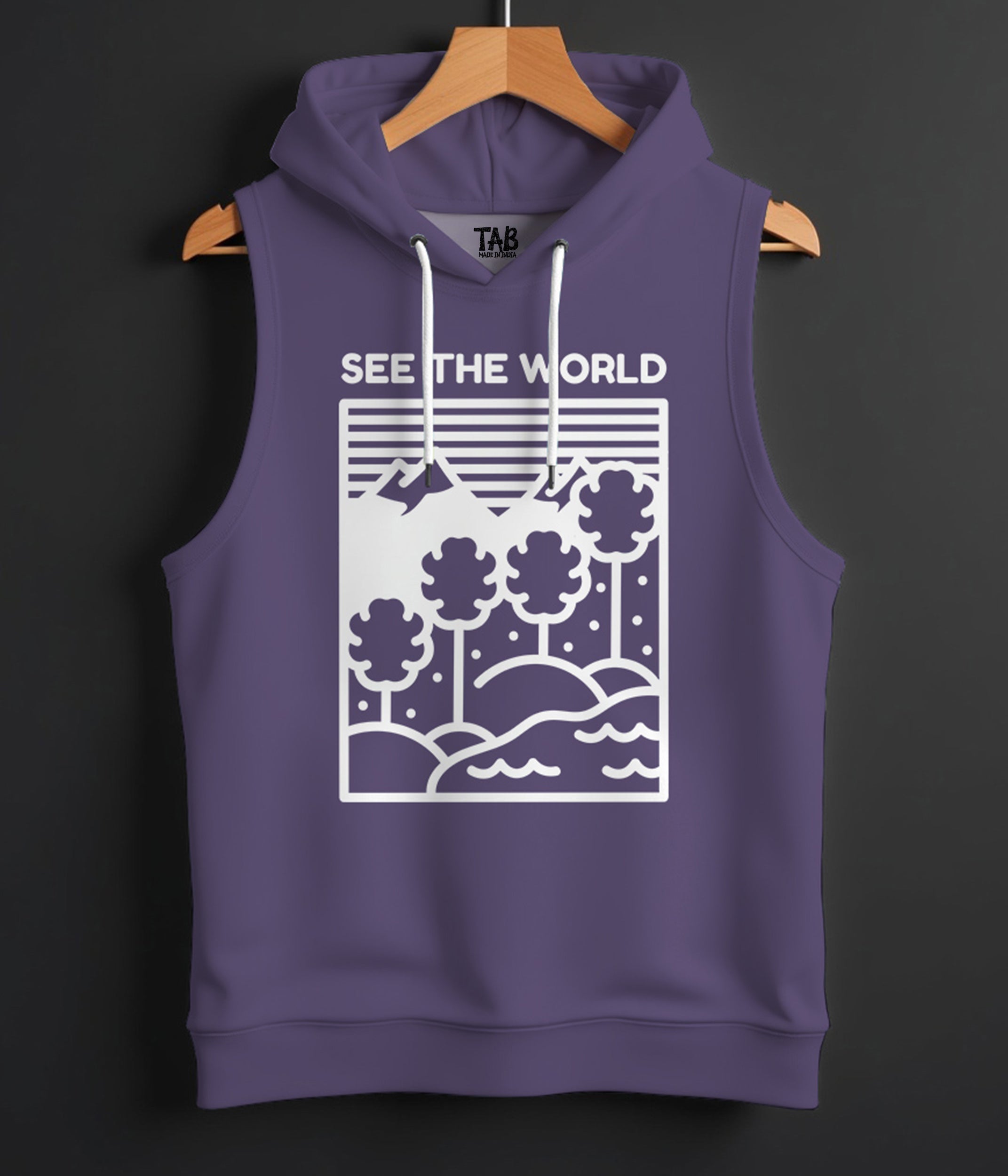 See The World- PRINTED HOODIE SANDO#21