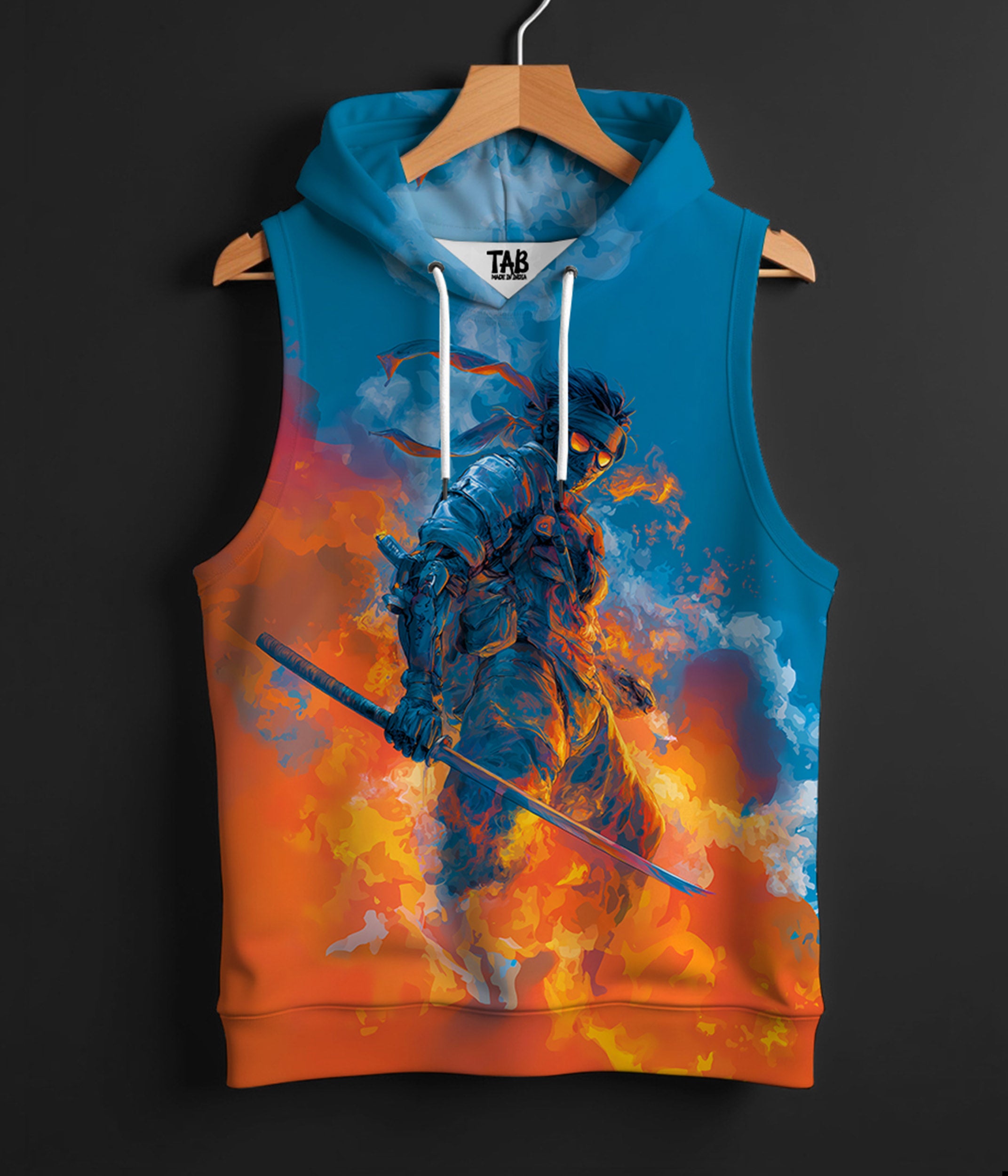 INFERNO * PRINTED HOODIE SANDO#22