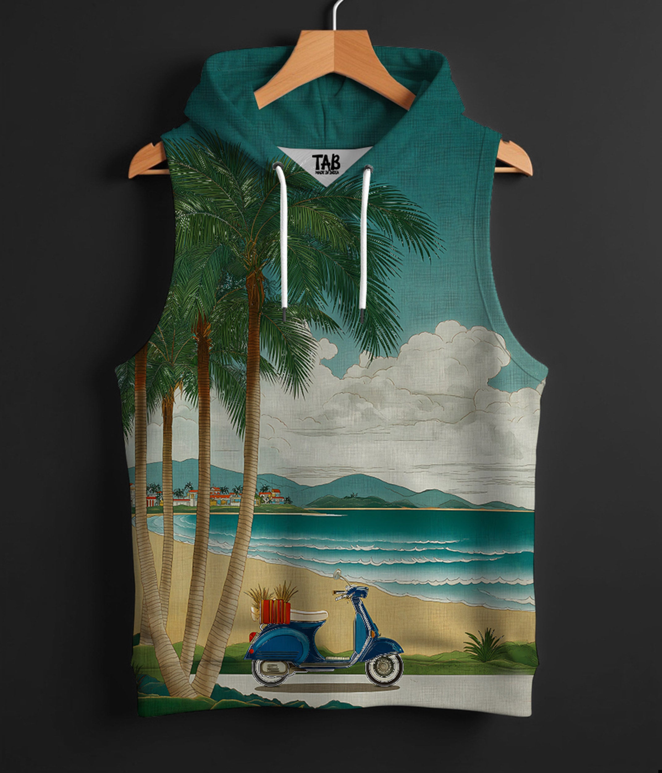 BREEZE * PRINTED HOODIE SANDO#23
