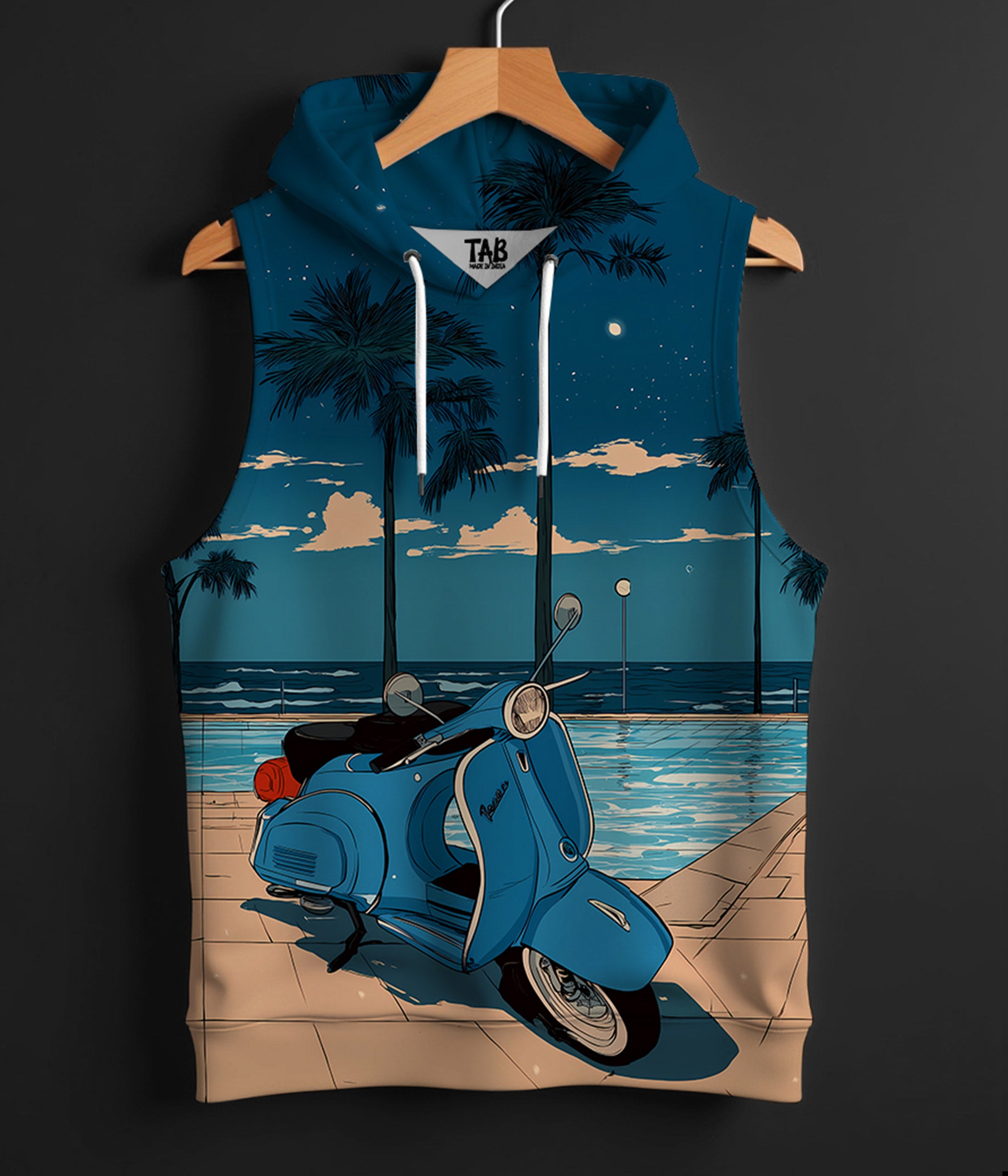 COAST * PRINTED HOODIE SANDO#24