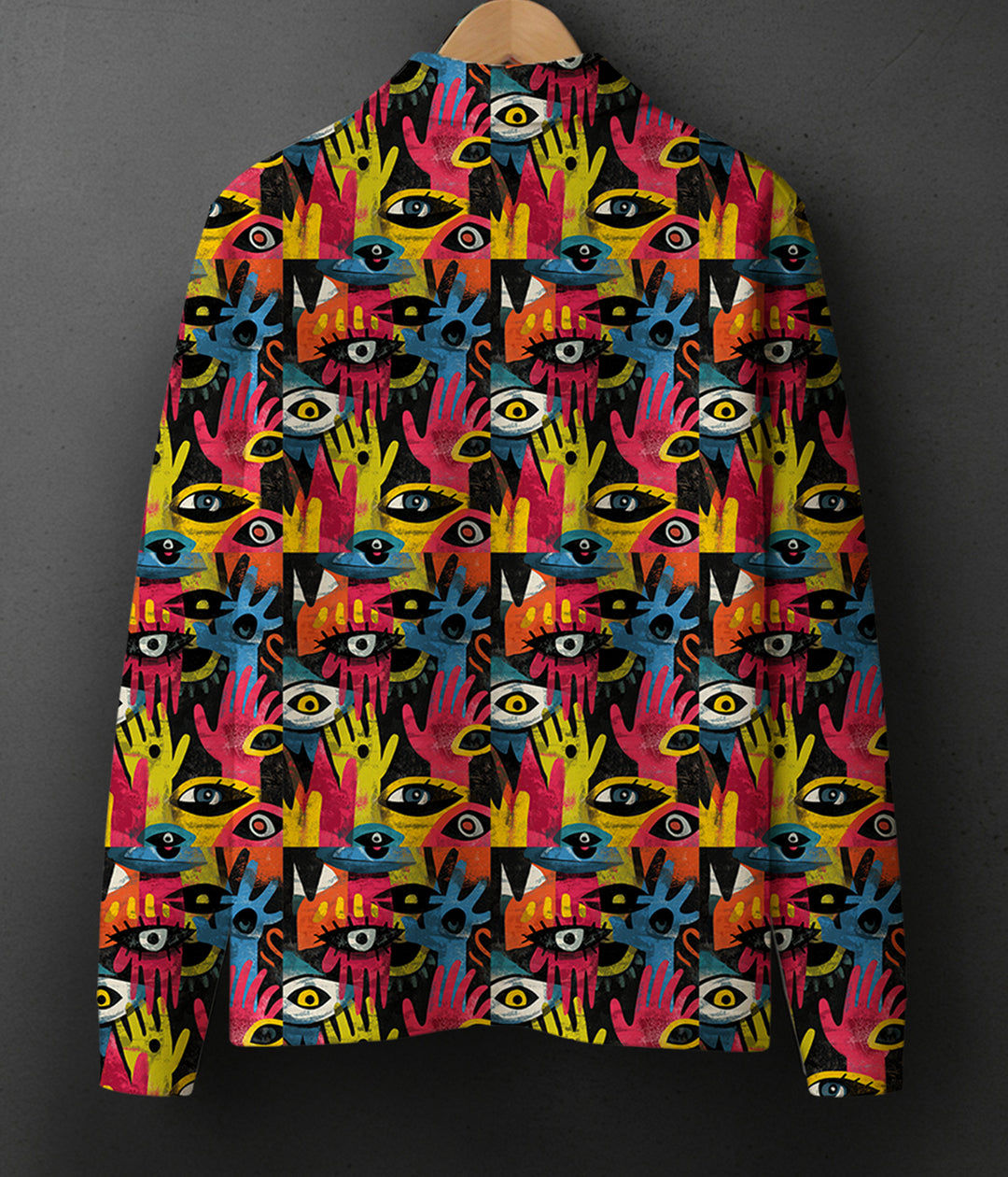 COTTON PRINTED Full Sleeve Polo Tee #23