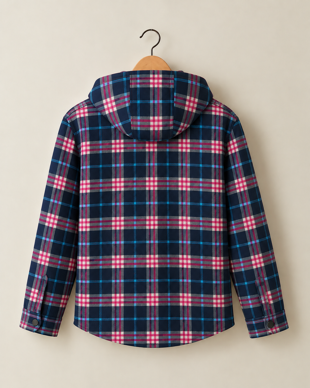 Tartan* Hooded Flannel shirt #6