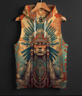 Tribe- PRINTED HOODIE SANDO # 3