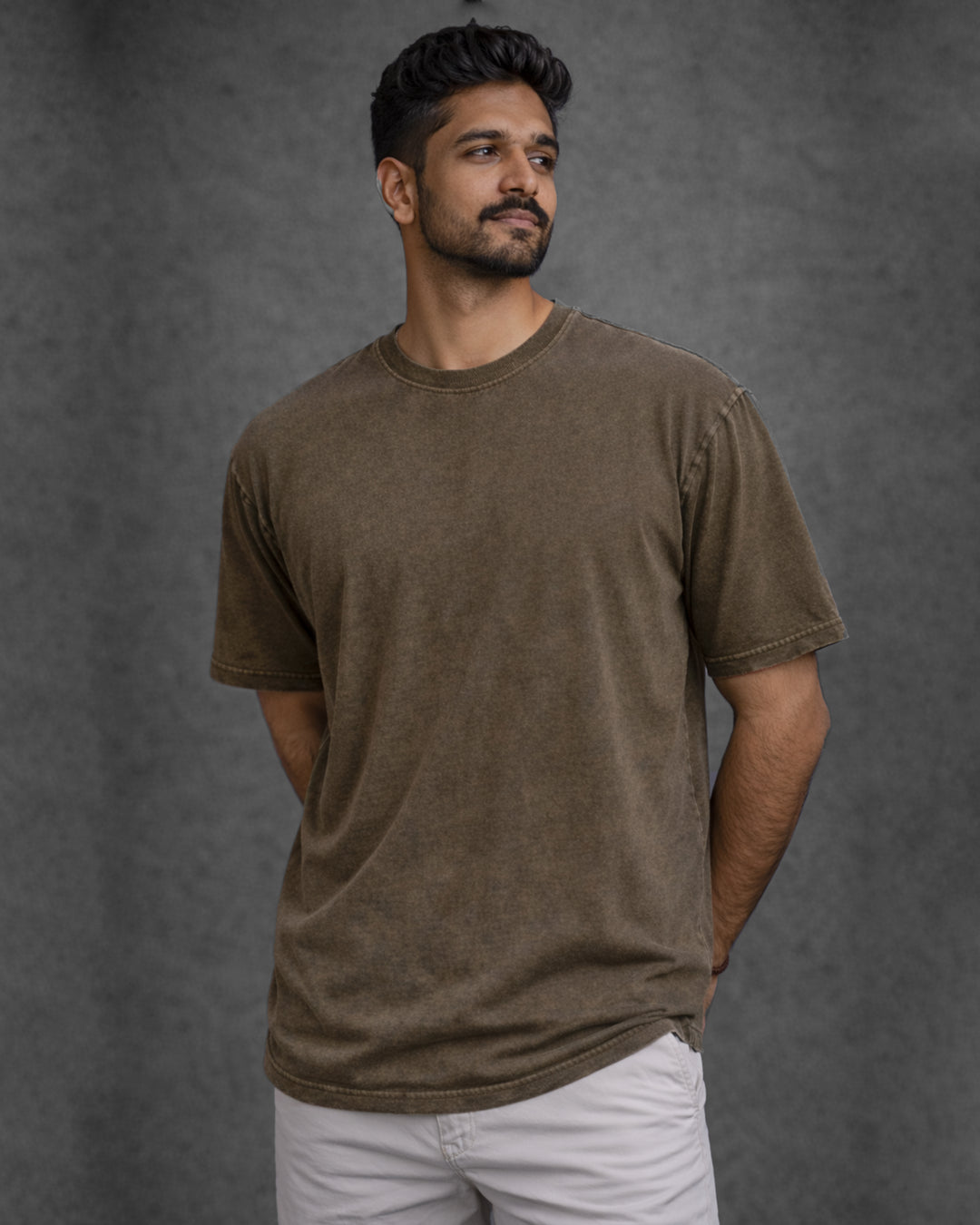 ACID WASH OVER SIZE TEE SHIRT #28