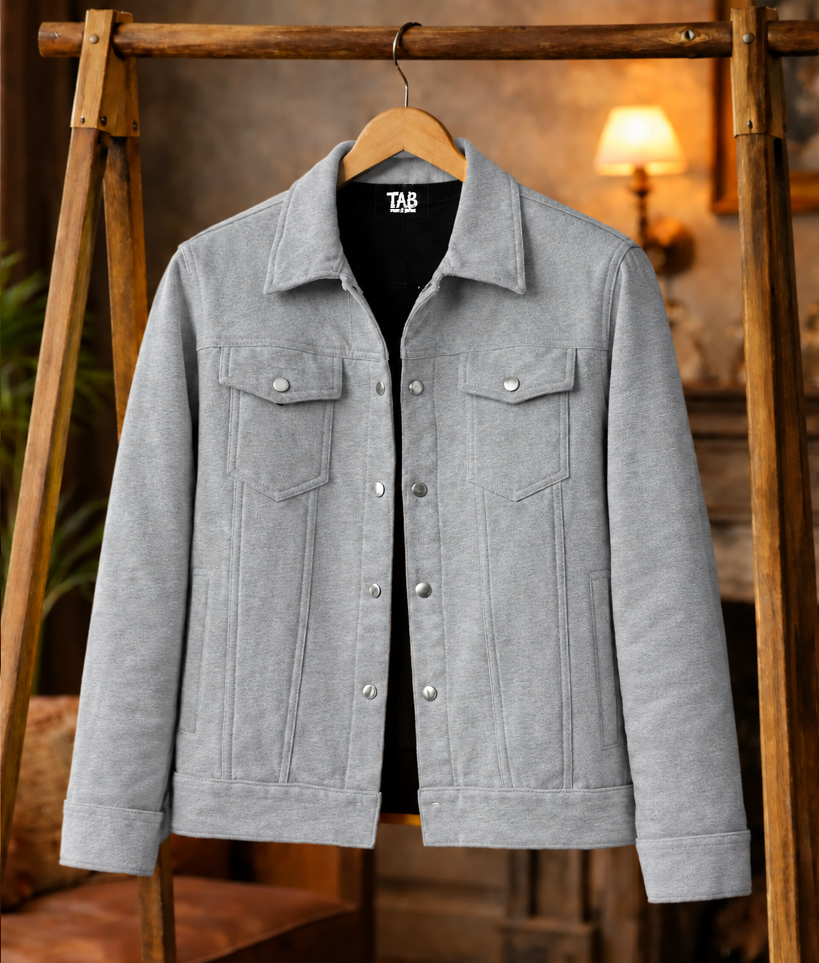 Glacier Grey Trucker Jacket #15