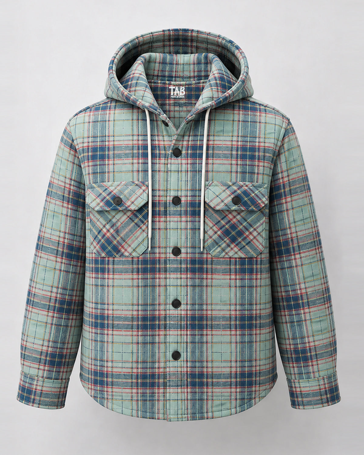 Hooded Flannel shirt #4