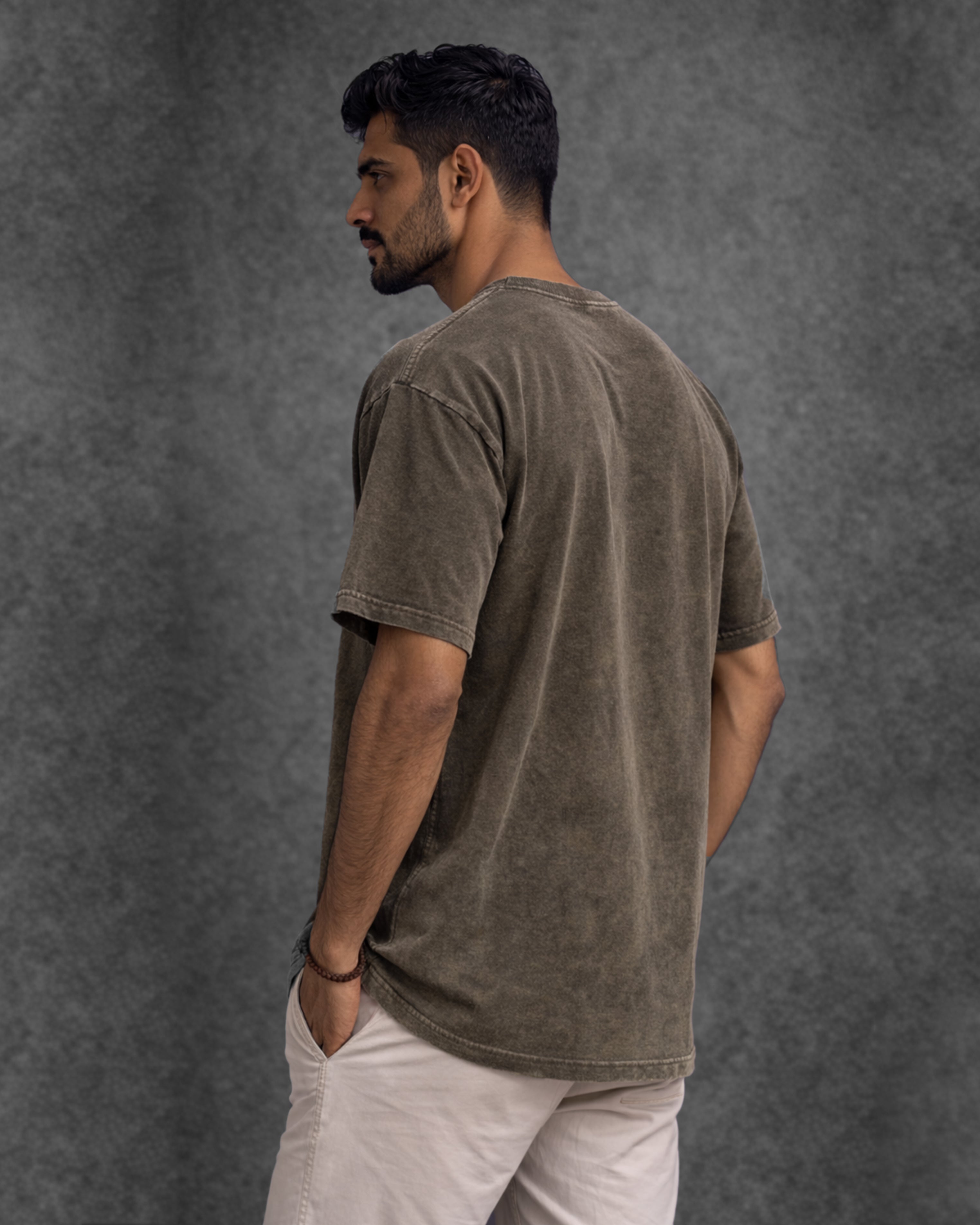 ACID WASH OVER SIZE TEE SHIRT #28