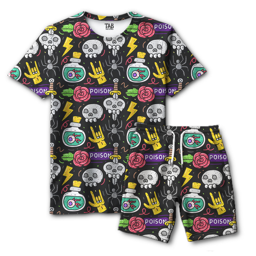 Men's Tee & Shorts Co-Ord Set#33