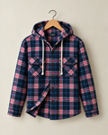 Tartan* Hooded Flannel shirt #6