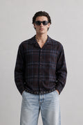 Essential Eyelet Cuban Shirt For Men #313