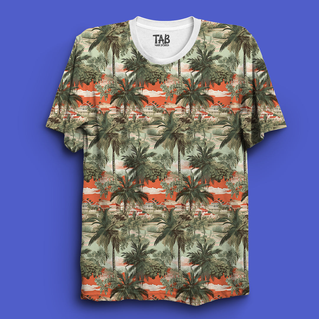 Palm - All Over Printed Tee#182