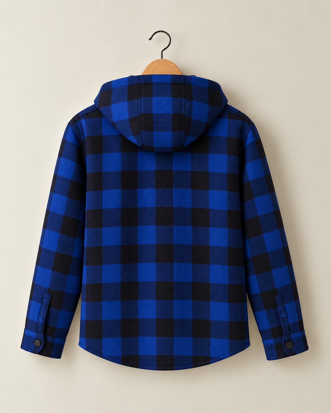 Bluepeak* Hooded Flannel shirt #8