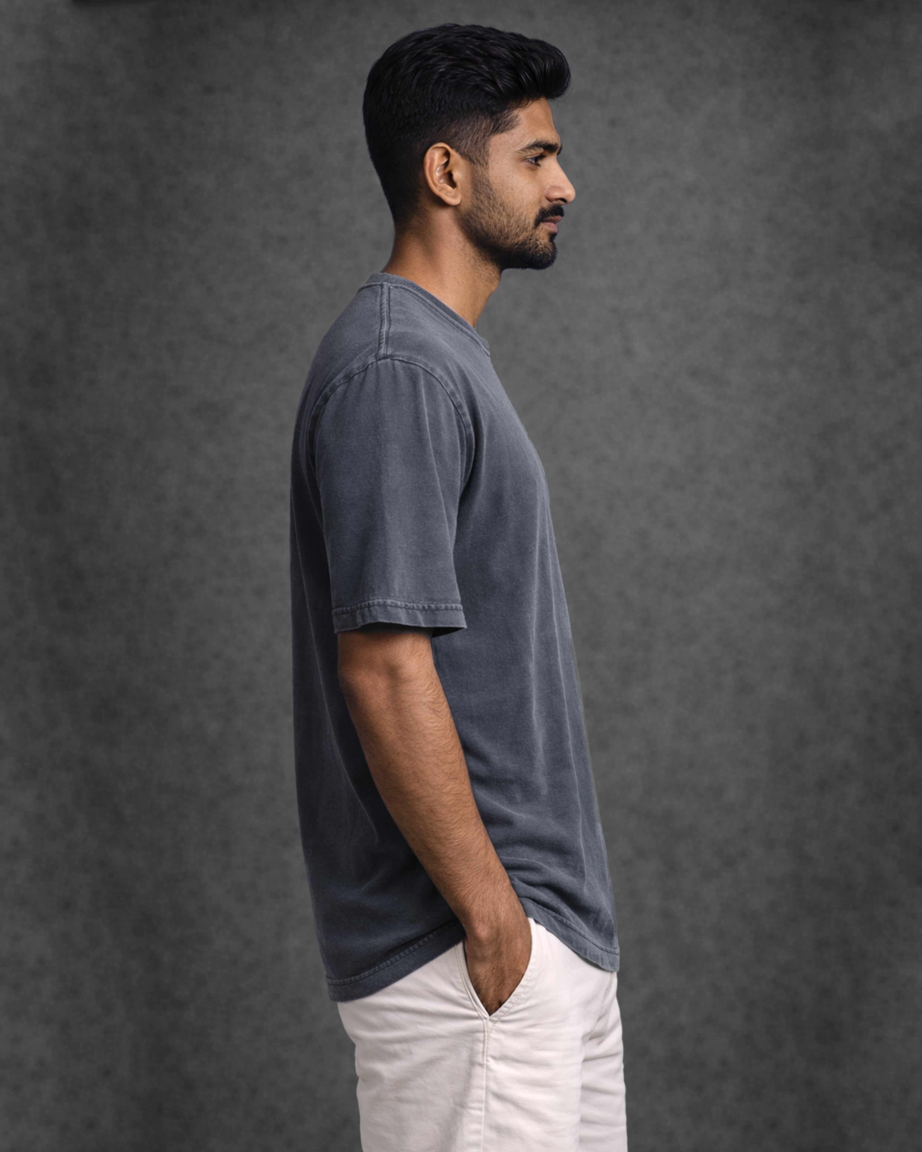 ACID WASH OVER SIZE TEE SHIRT #30