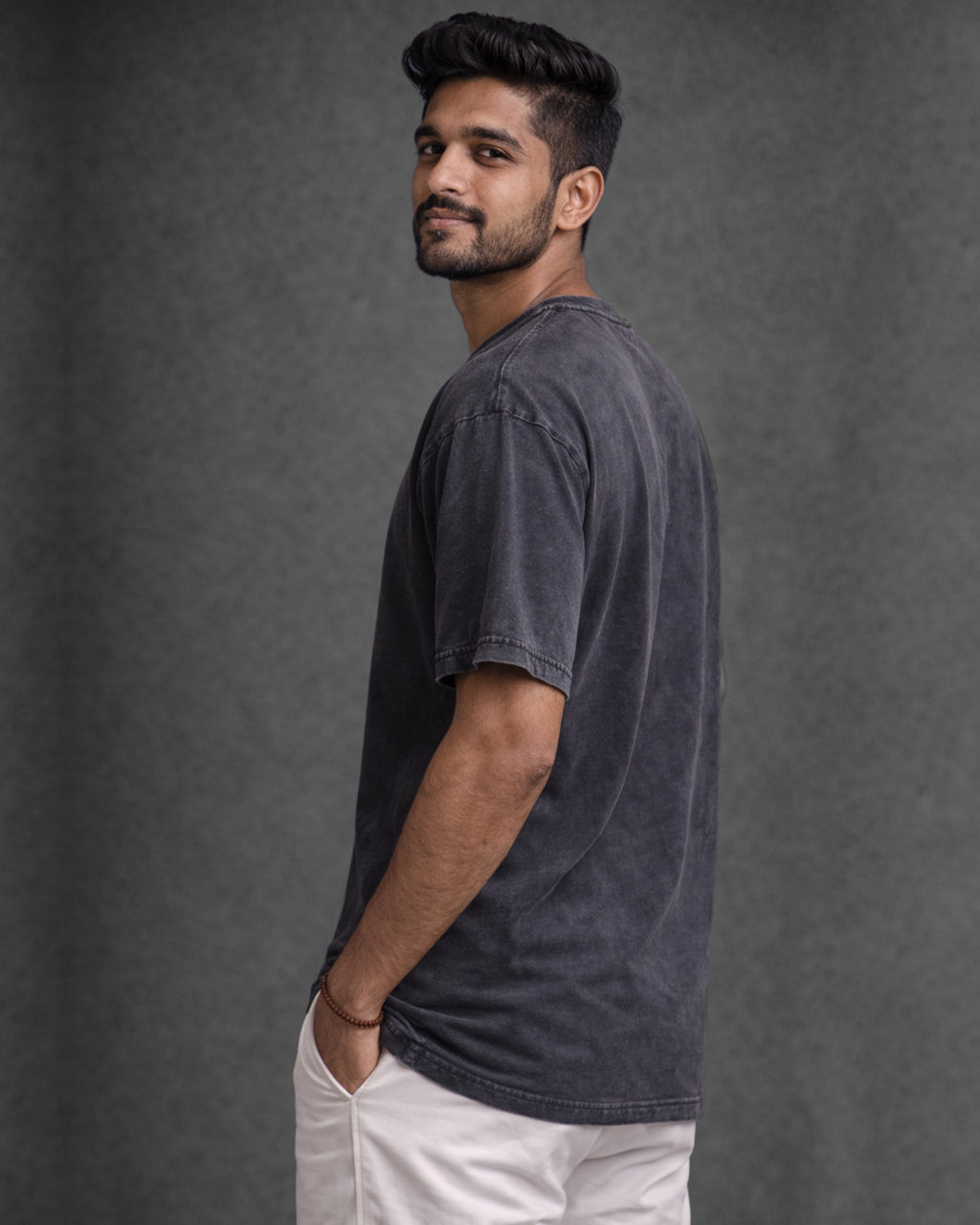 ACID WASH OVER SIZE TEE SHIRT #30