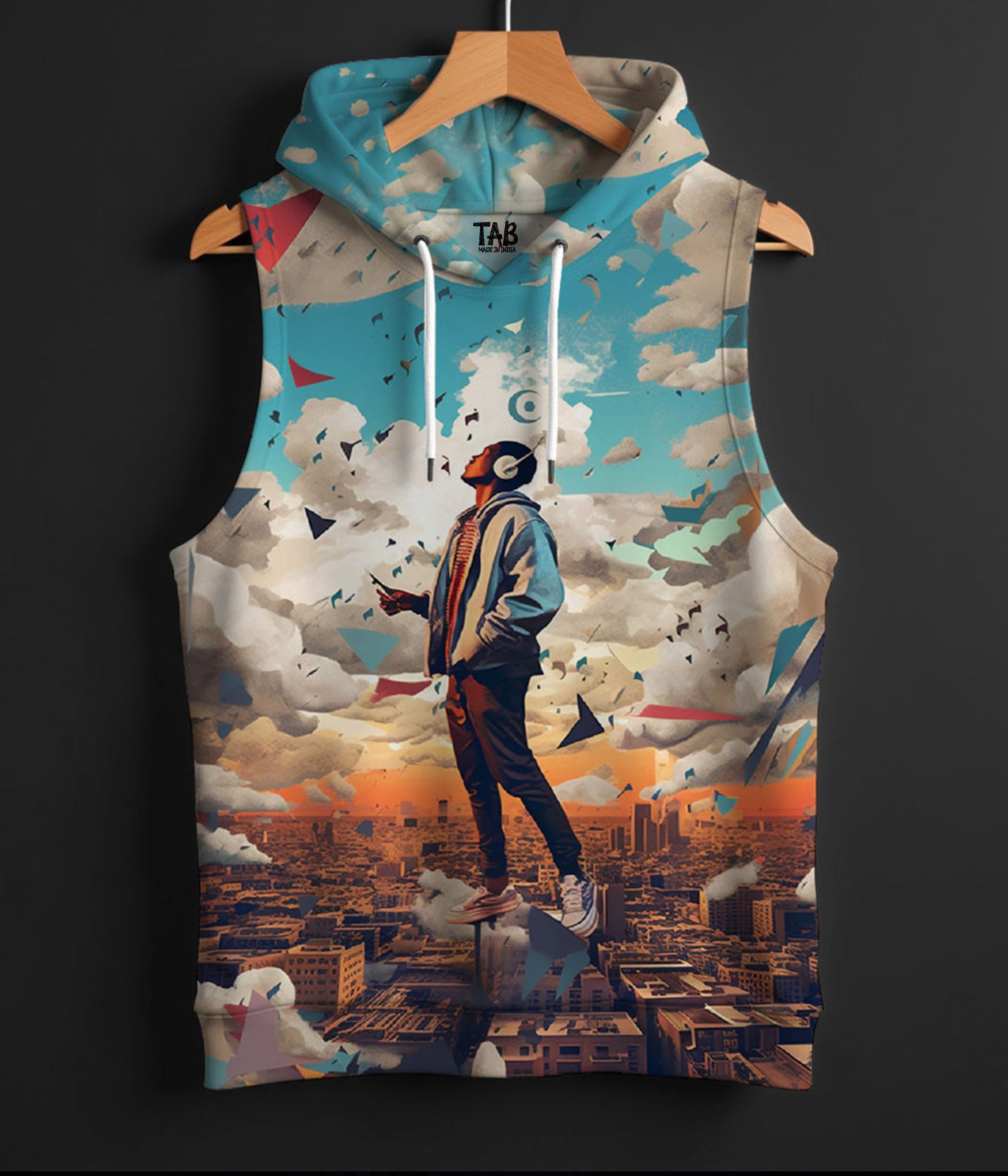 Dream walker - PRINTED HOODIE SANDO#4