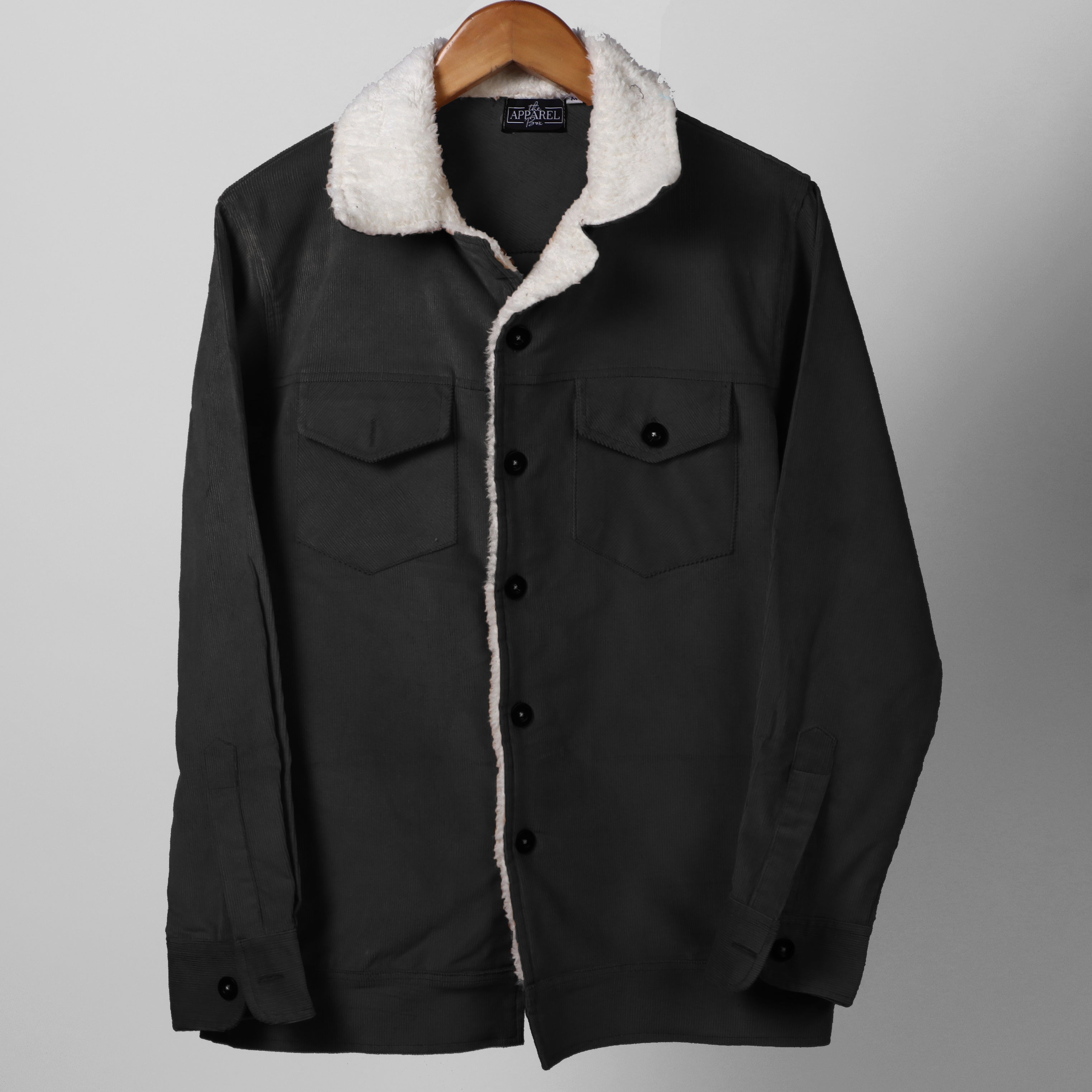 Corduroy Shacket For Men #4