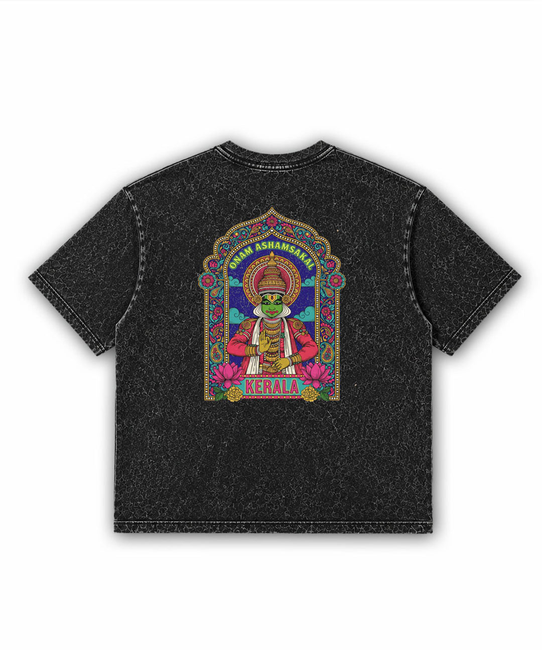ACID WASH OVER SIZE TEE SHIRT #36
