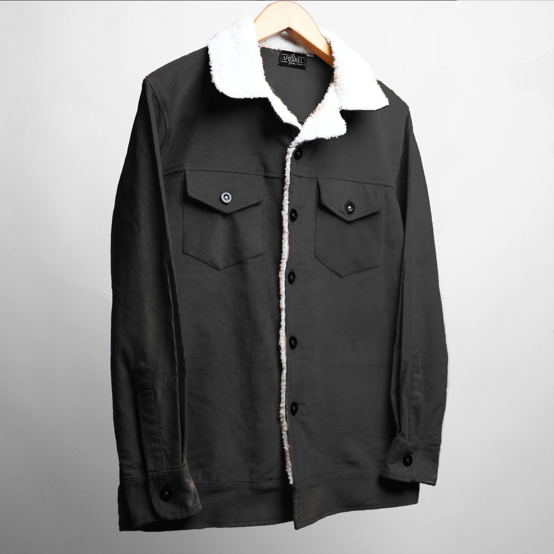 Corduroy Shacket For Men #4