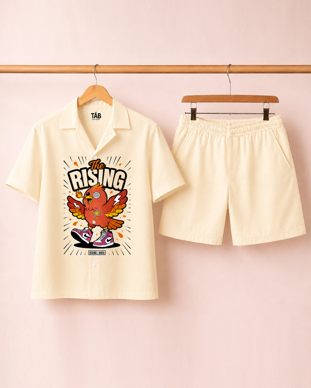 Rising * Shirt & Short Co-Ord Set#16