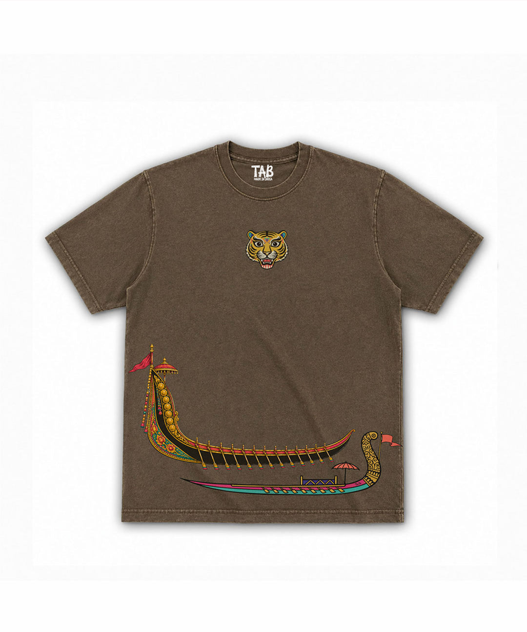 ACID WASH PRINTDE OVER SIZE TEE SHIRT #39