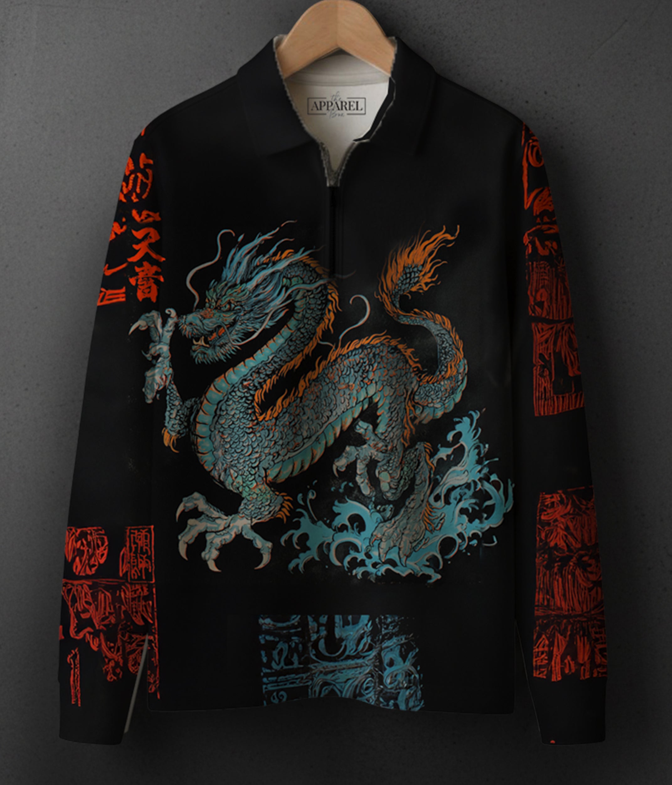 COTTON PRINTED Full Sleeve Polo Tee #28