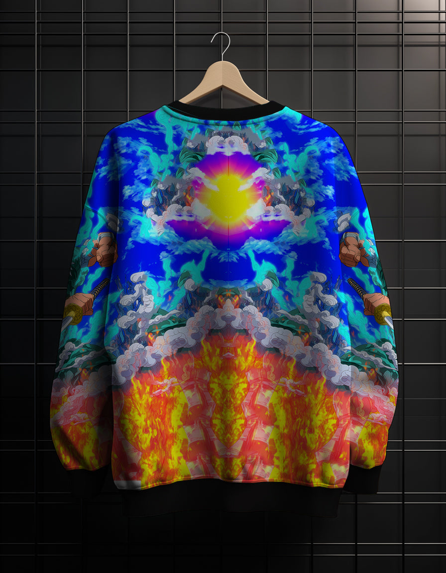 ALL OVER PRINTED * Sweatshirt #73