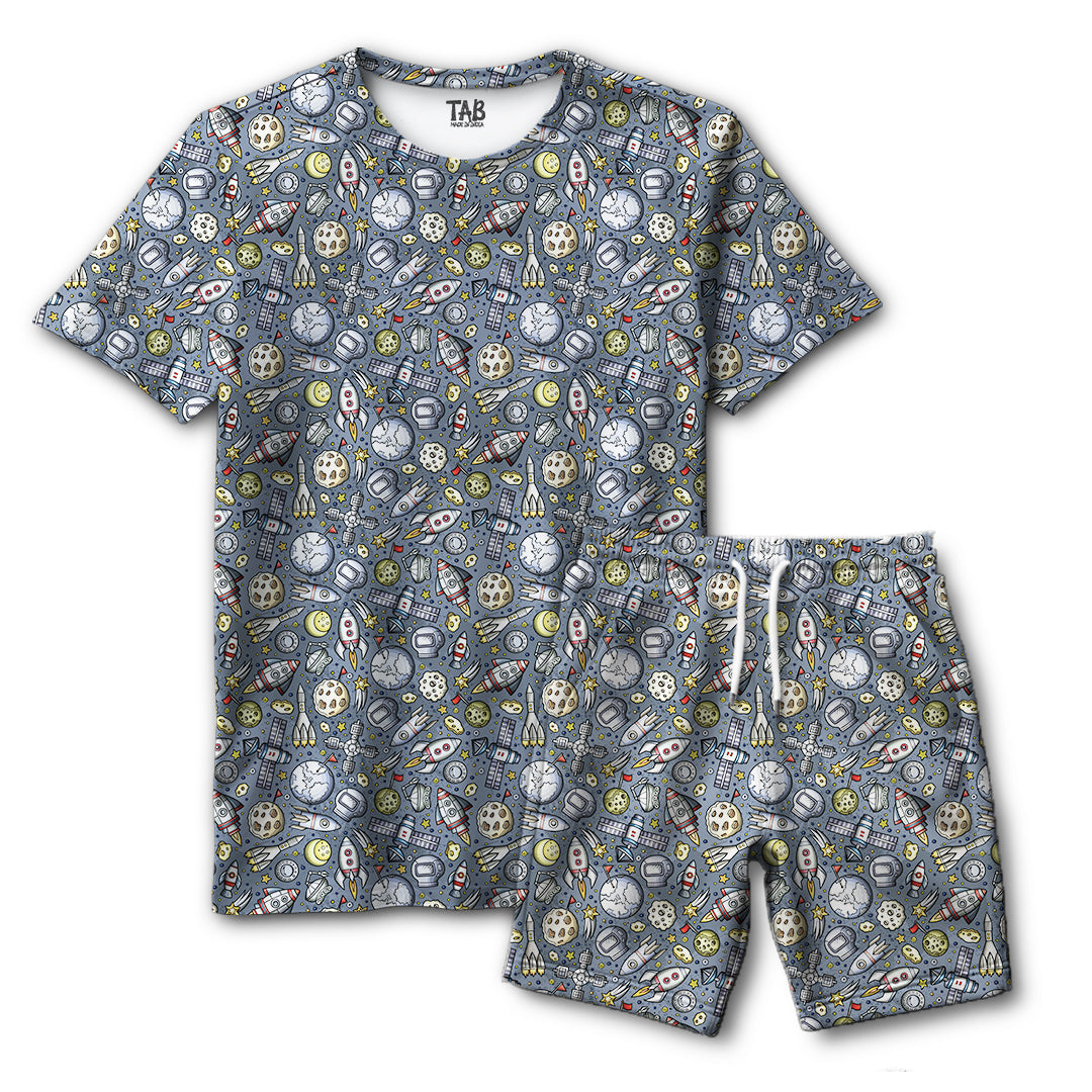 Men's Tee & Shorts Co-Ord Set#36