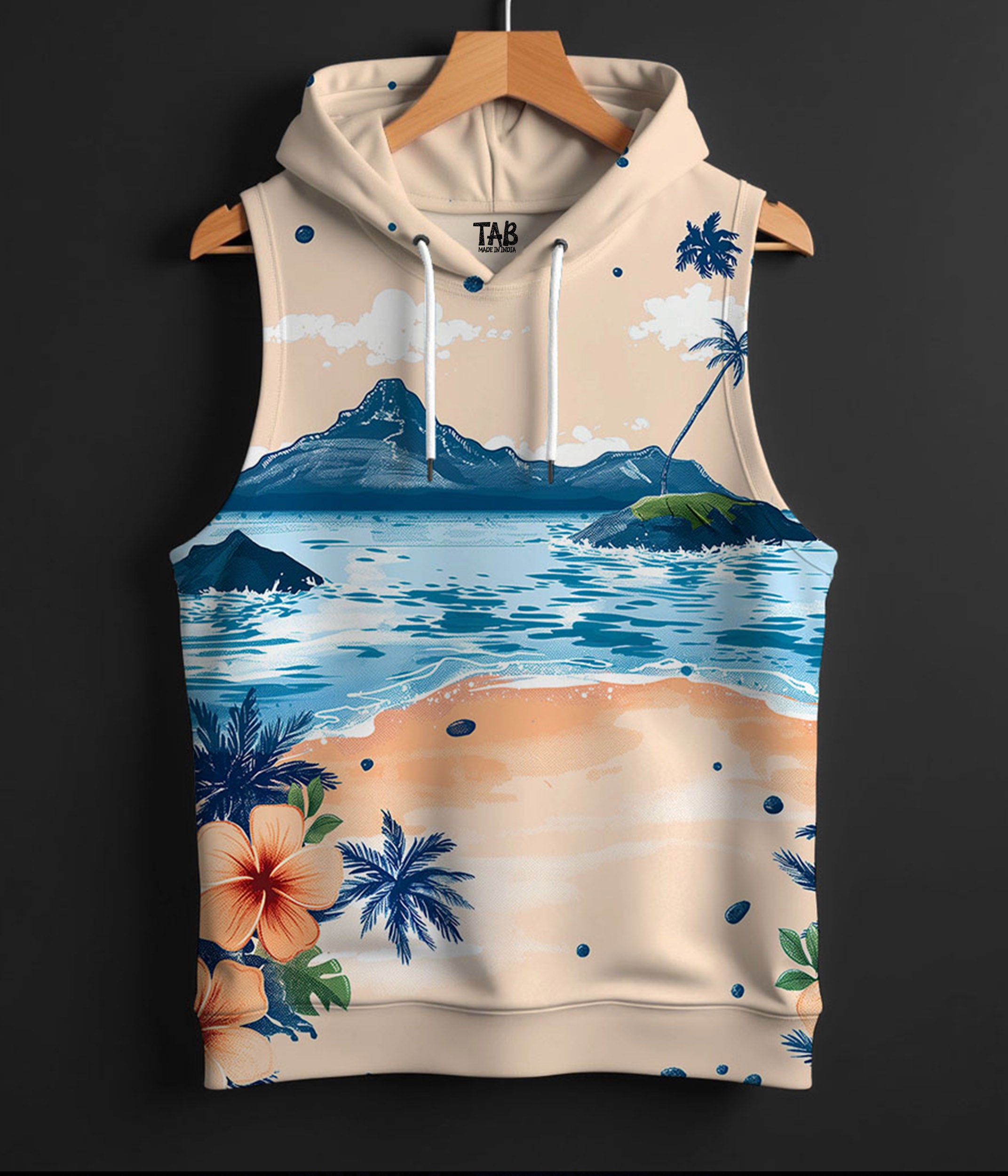 PRINTED HOODIE SANDO#7