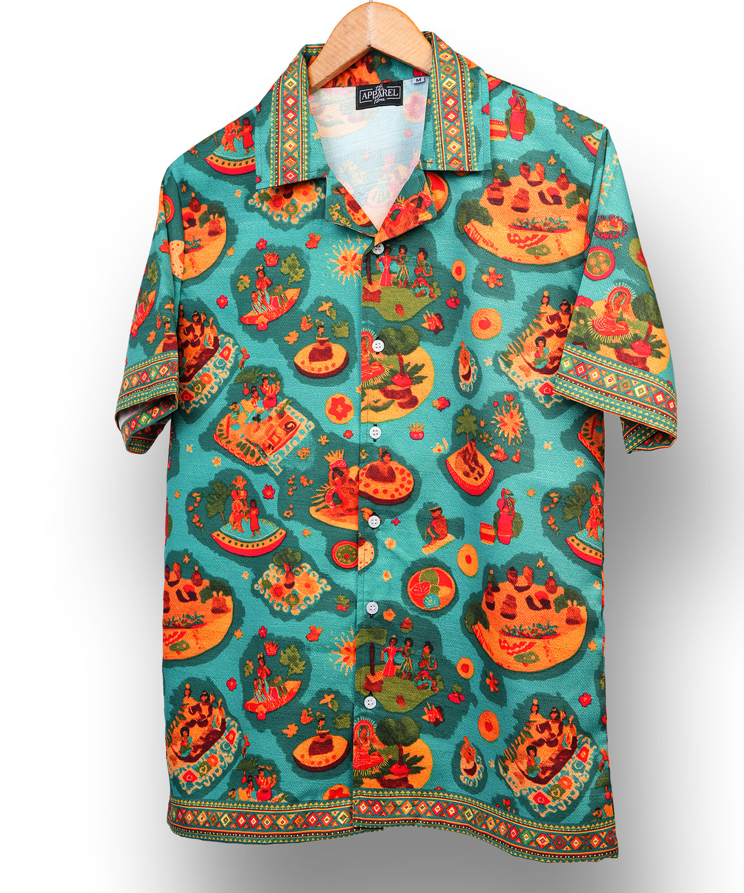Turqora * Cuban Collar Shirt #306