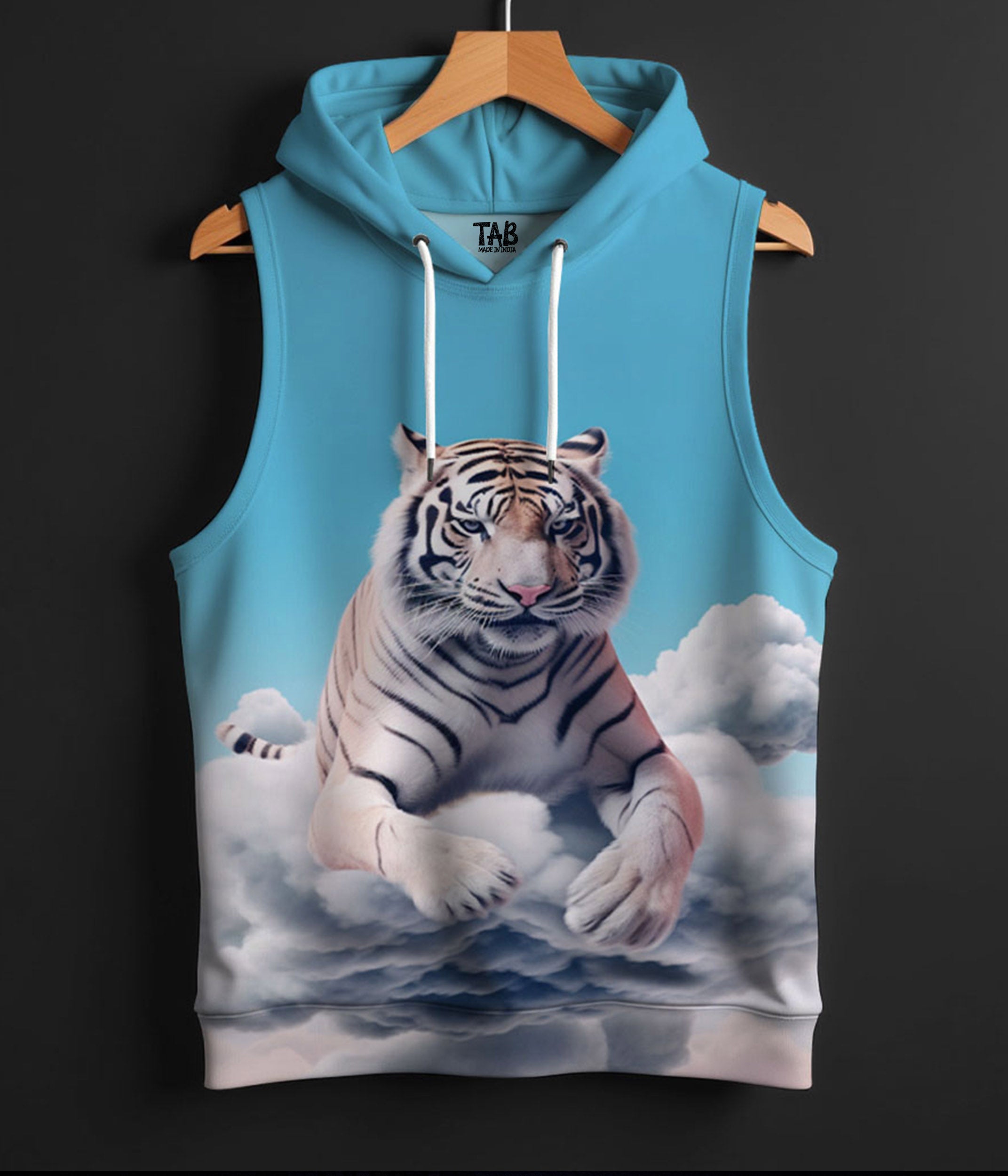 PRINTED HOODIE SANDO#8
