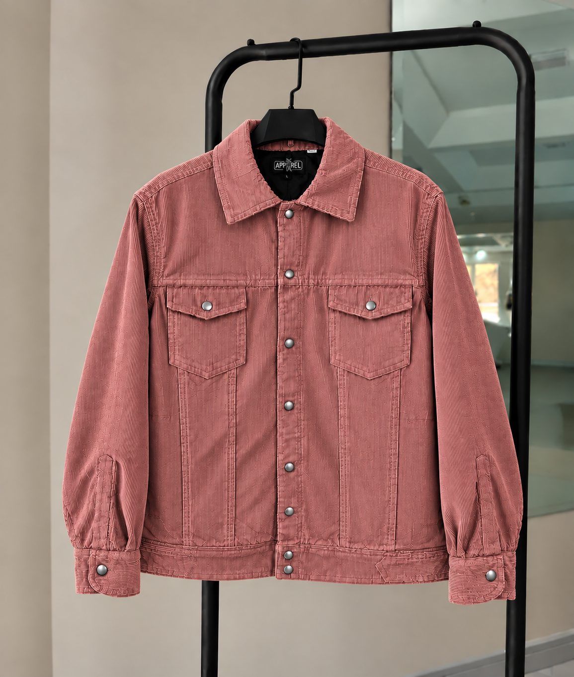 Rosewood* Corduroy Trucker Jacket #9