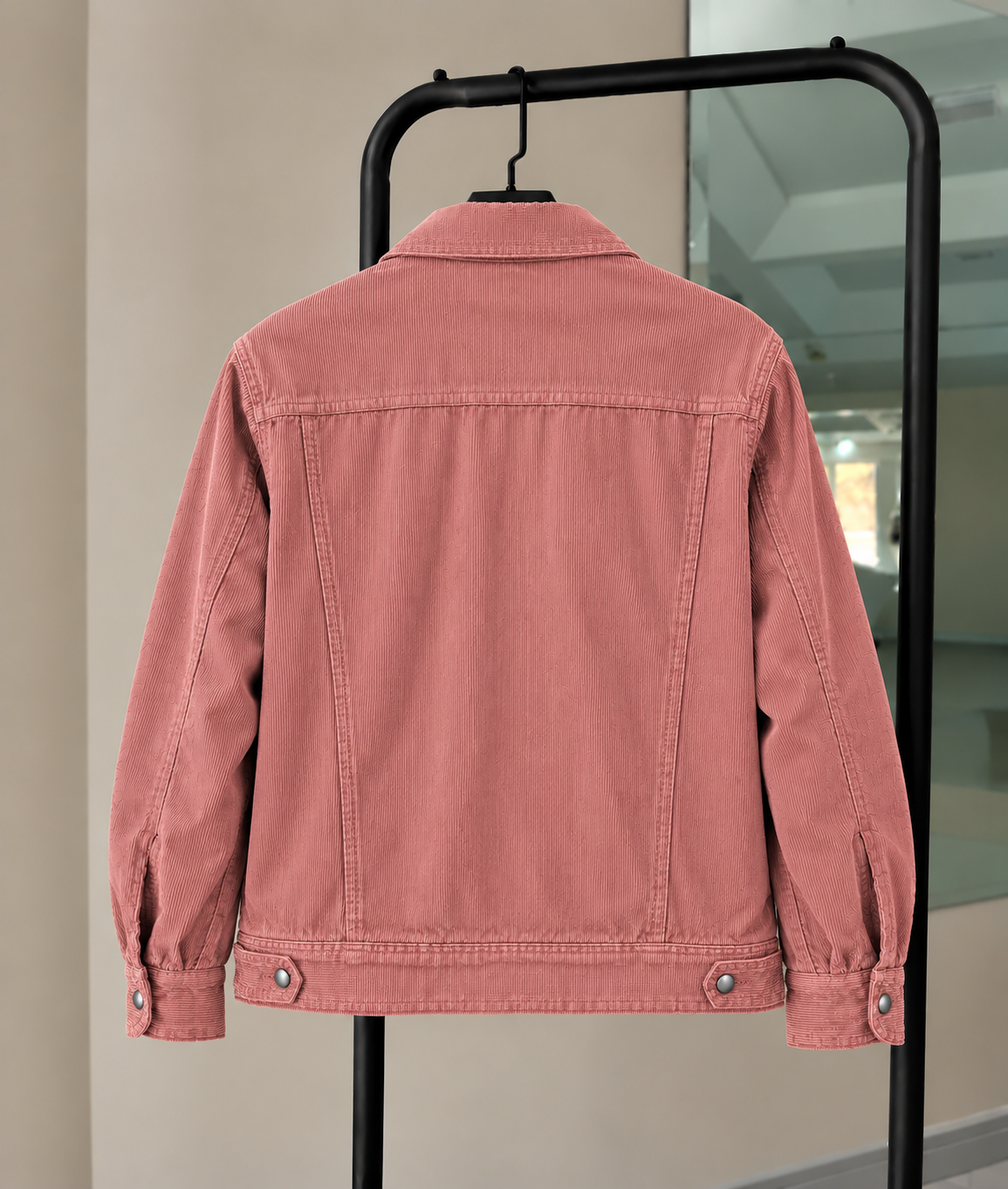 Rosewood* Corduroy Trucker Jacket #9