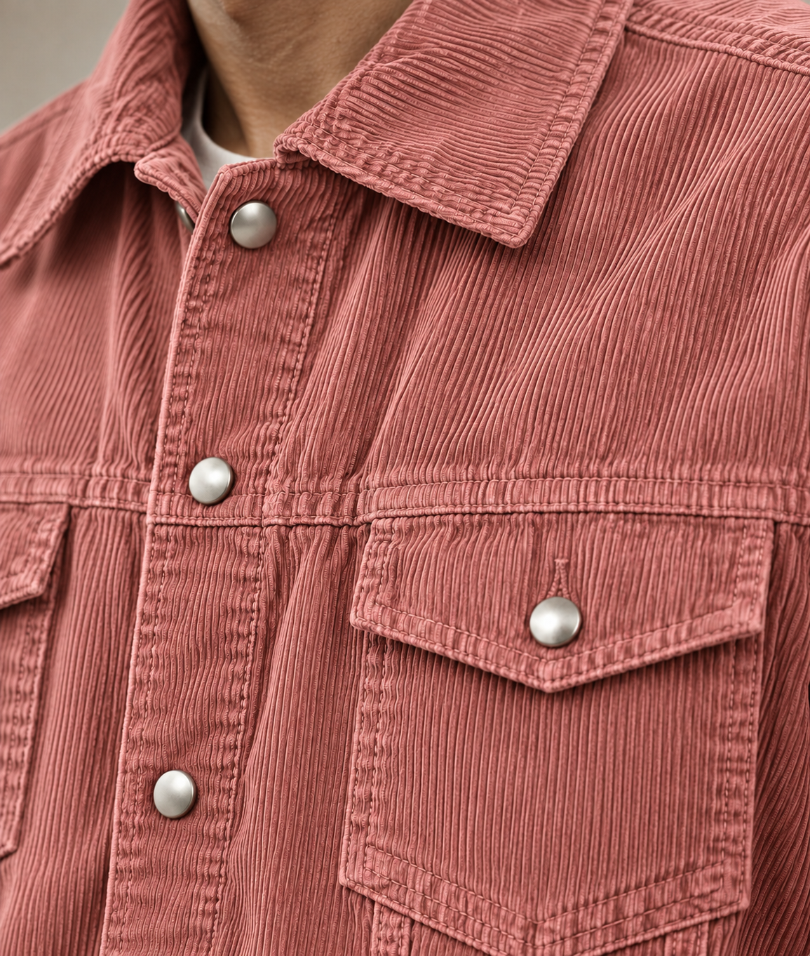 Rosewood* Corduroy Trucker Jacket #9