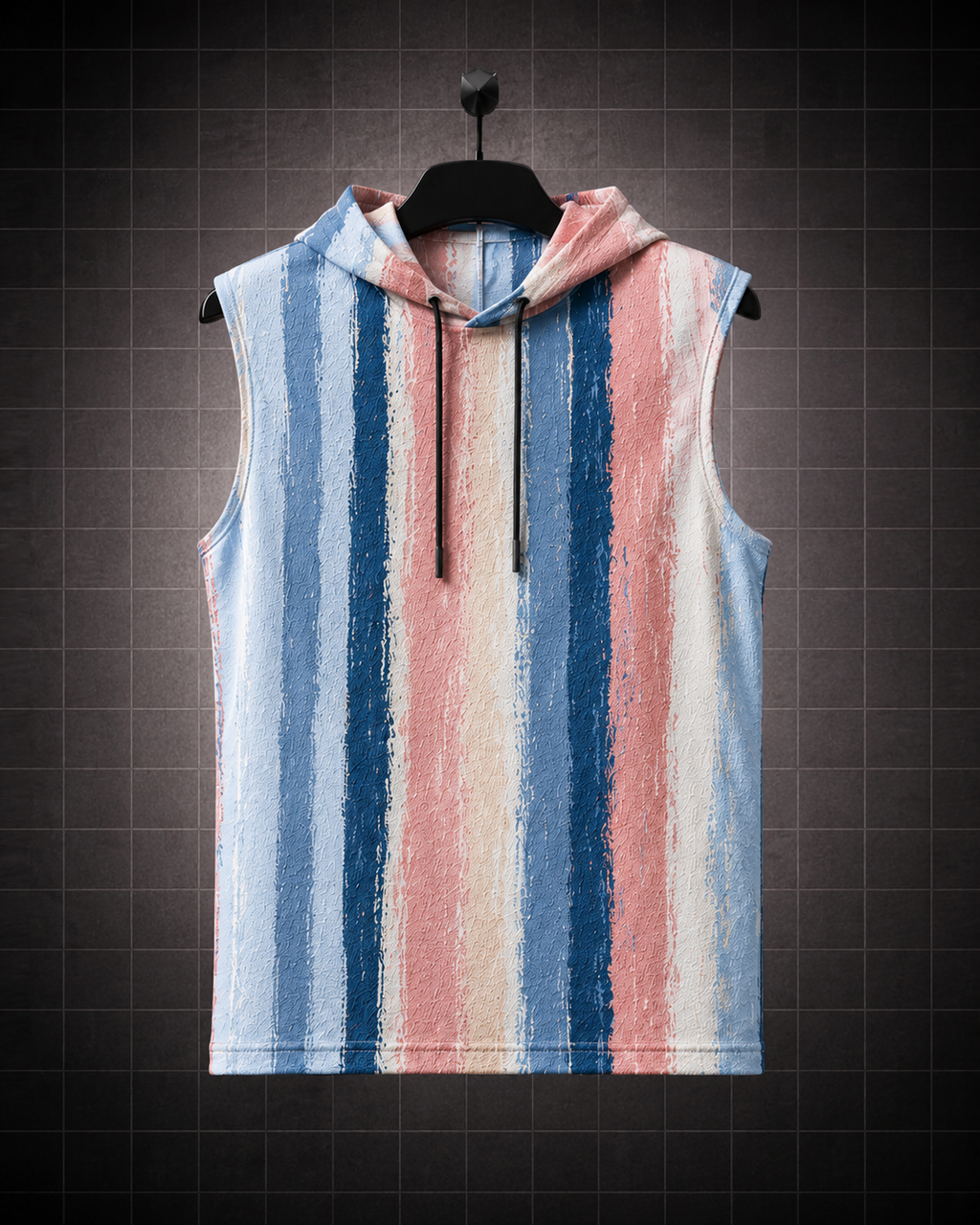 Coastal Breeze * Sleeveless Hoodie & Cargo Jogger Set#9